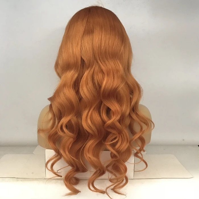 

hot sale european hair lace wig A transparent lace wig in factory