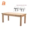 Bisini luxury home dining table wooden wedding party chairs and tables