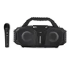 2019 Boombox Speaker Karaoke LED Portable Wireless Stereo Speaker Boombox AUX /SD/USB/Karaoke