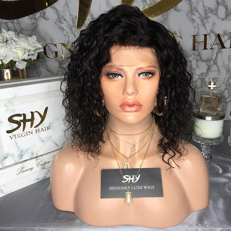 

Hot Products Wholesale Curly Lace Front Wigs Baby Hair Lace Front Wig Cuticle Aligned Raw Virgin Hair For Black Women