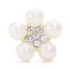 Explosion pearl buckle five water droplets disk alloy jewelry bag clothing alloy button