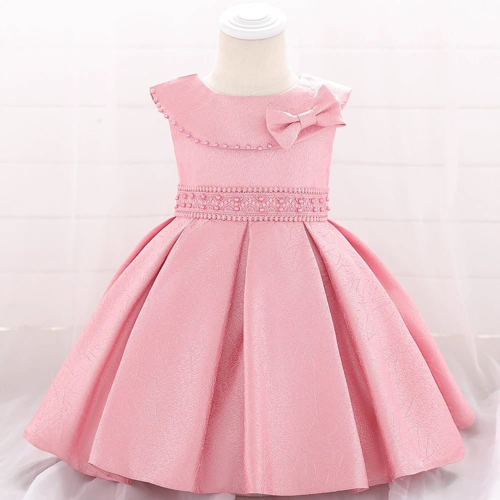 

Girls Summer Clothing Kids Floral Satin Sleeveless Party Princess Toddler Girl Dress L1905XZ