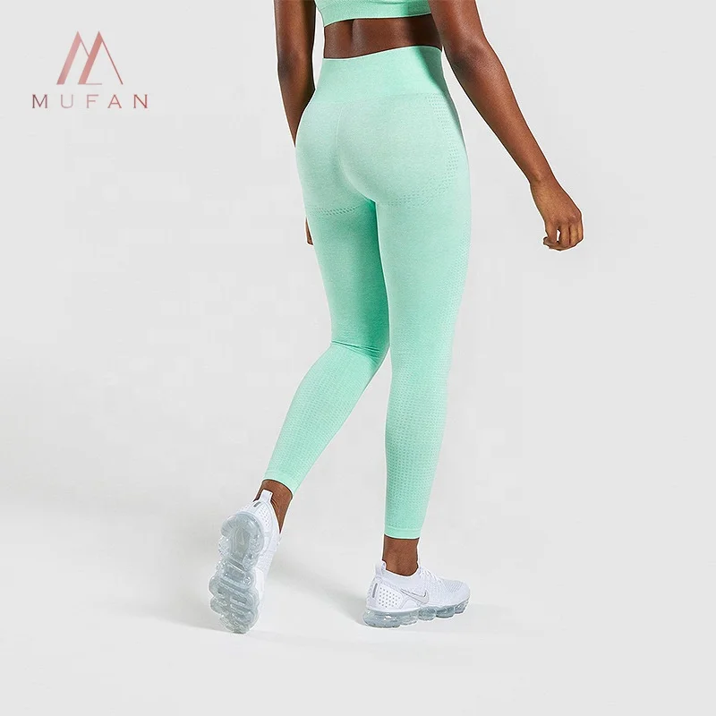 

Hot sale seamless knitting yoga pants sports fitness pants sexy hips leggings, As picture colors
