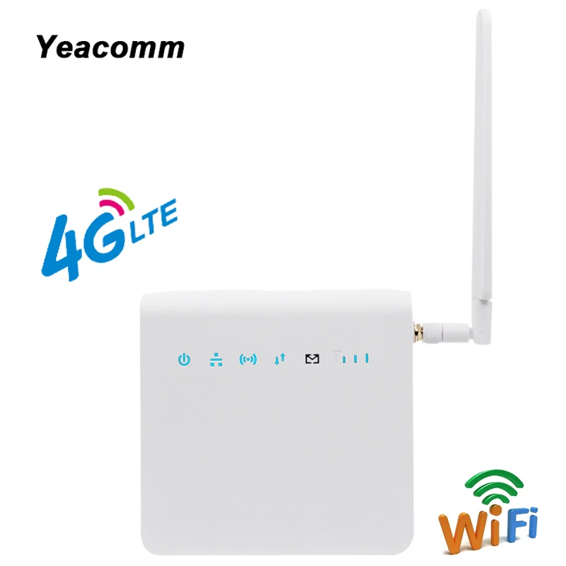 Support TR069 VPN L2TP YF-P25 Cat4 150M Indoor CPE 4G Router with external antenna