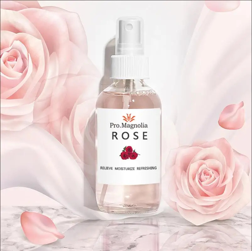 

Private label 100% natural facial spray pure rose water for face, N/a
