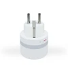 Alexa device tuya power monitor plug 2 pin Europe wifi smart socket with led night light 220V