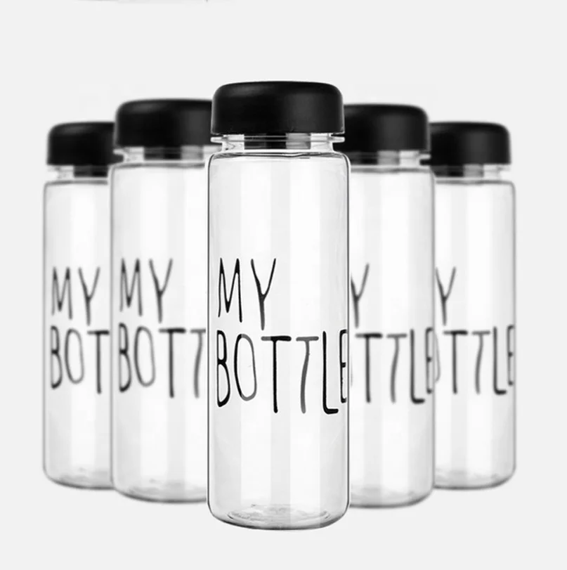 

Custom Your Logo 500ml Plastic Water Bottle Fashion Bottle