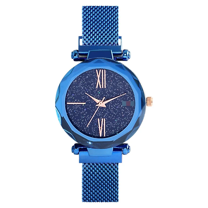 2018 Top Brand Elegant Starry Sky women watch Magnetic Mesh Strap Ladies Watches