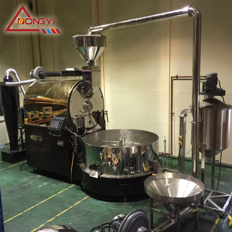 
HeNan Dongyi DY 120 kg automatic coffee roaster DY 120kg coffee roasting machine 120kg coffee bean roasting machine 