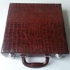 High quality elegant real leather photo album suitcase for keeping photo album