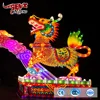 New year festival decoration Chinese fabric dragon head lantern
