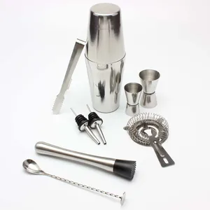 Image of Cocktail Making Set Boston Cocktail Shaker Accessories Set Bar Kits