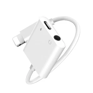 KEJI Lightning to 3.5mm Dual Audio Headphone Adapter