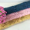 African Voile Fabric Type and 100% Polyester Material 3d Tulle lace