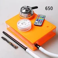 

wholesale portable hookah with led acrylic book hookah shisha