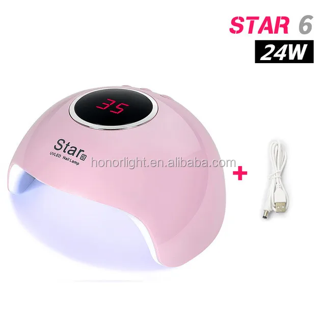
new product uv led lamp with timer nail gel lamps 24W sun uv lamp lights digital nail art machine nail polish gel dryer 