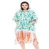 Microfiber Fabric Poncho Towel Beach Changing Robe with Hood Use for Swim Beach Pool Suits Ages