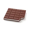 Customised Chocolate shape Silicon cover Sticky Notes, memo pad