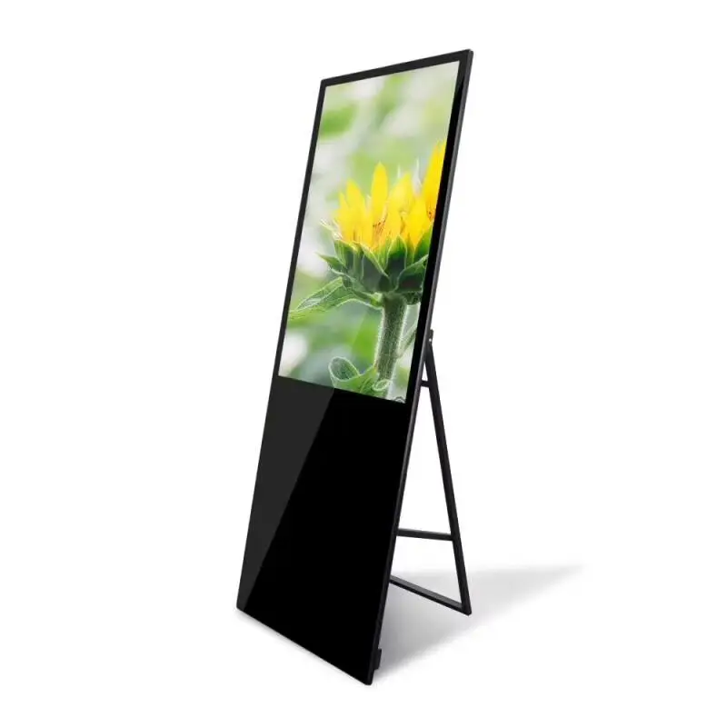 

digital signage kiosk 43 inch floor stand wifi touch screen Android digital signage advertising player