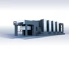 PRY-41040 Fully automatic industrial 4 colors newspaper web offset printing press