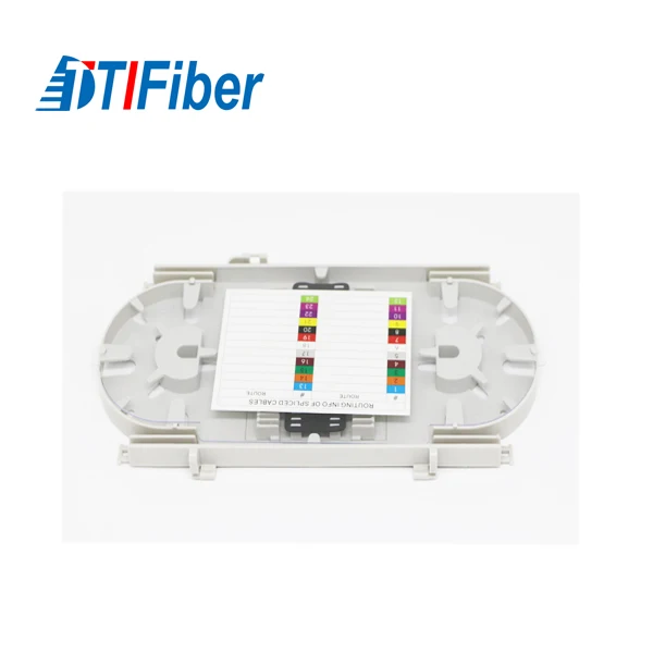 24 Port Fiber Optic Cable Splice Tray And Optical Splicing Cassette With Abs Plastic Box Plate