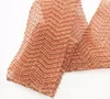 Distillation Column Pure Copper Weave Wire Mesh Knitted Wire Mesh