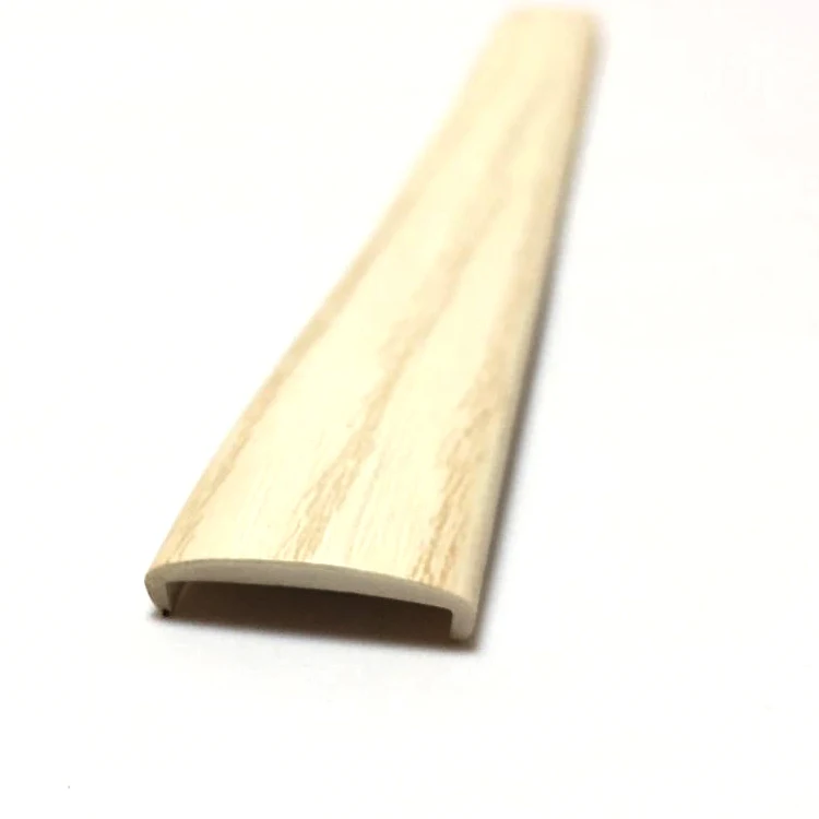 Shanghai Factory Pvc Wood Grain Solid Color U Molding Edge Trim