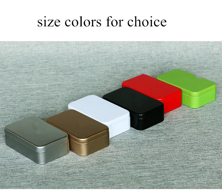 
small rectangle tin box jewelry packing box promotional gift box 