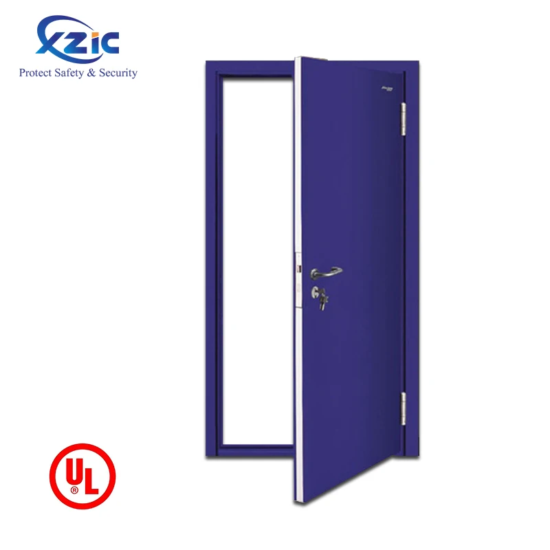 
High safety level fire proof steel doors ul fire rated door 