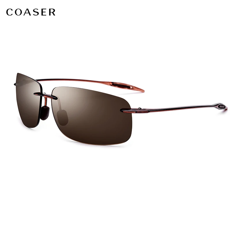 

Ultem TR90 Rimless Sunglasses Men Ultralight 2019 High Quality Square Frameless Sun Glasses for Women Brand Designer Nylon Lens