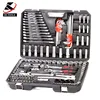 Hangzhou Custom made 155pcs metric comprehensive tool set Suitable for maintenance of automobiles mecequipment torx socket set
