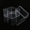 Manufacturer Transparent Plastic Square Small Object Storage Box Jewelry Storage Box
