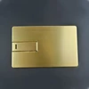 metal USB 2.0 Thin Card Driver key, Promotional cheap credit card usb flash driver flip flop aluminium postcard usb disk