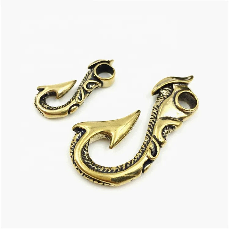 

Meetee F1-37 Solid Brass Hook Buckles S Shape Hook Clasp Keychain Buckle Handmade Bags Clothing Decor