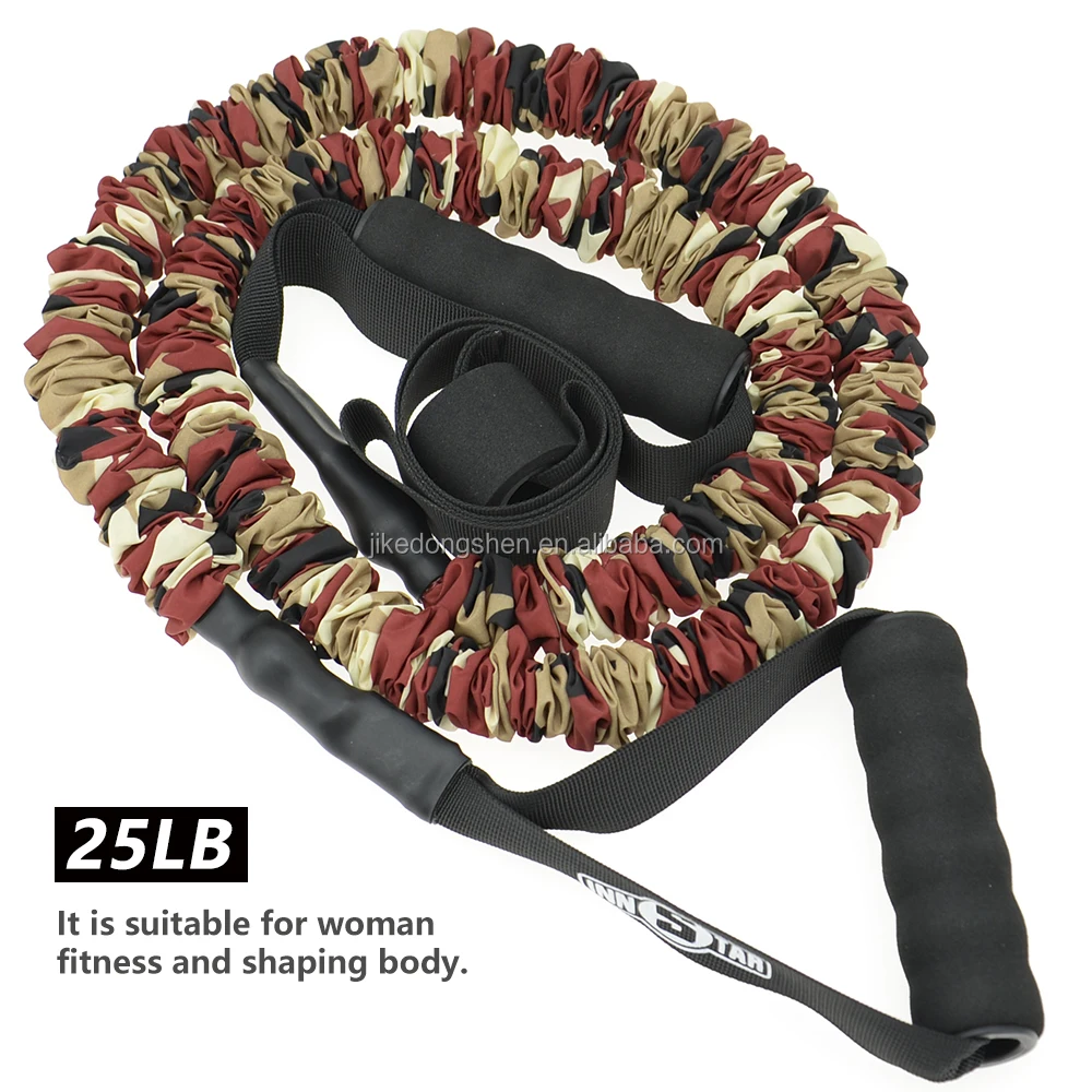 

Fitness Home Workout Anti-snap Resistance Tube Band with Handles and Carry Bag, Optional