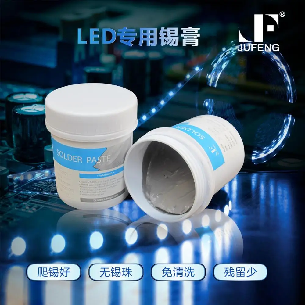 

LED Solder Paste for LED strip, PCB, Light source, bulb, tube/ panel lamp, indicator