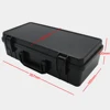 Highly welcomed low MOQ decent outdoor flat utility handheld black plastic storage case for hiking tools