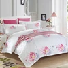jiangsu 5 star bed linen set 3d jacquard bedding set 100% cotton hotel bedding set