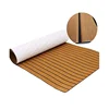 Adhesive self nonslip marine boat EVA Faux Teak floor boat deck pad
