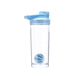Image of 2019 Protein 700ml Powder Drink Plastic Shaker Ball Water Bottle