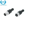 M12 Newly arrival m12 plastic connector right angled connector manual assembly connector