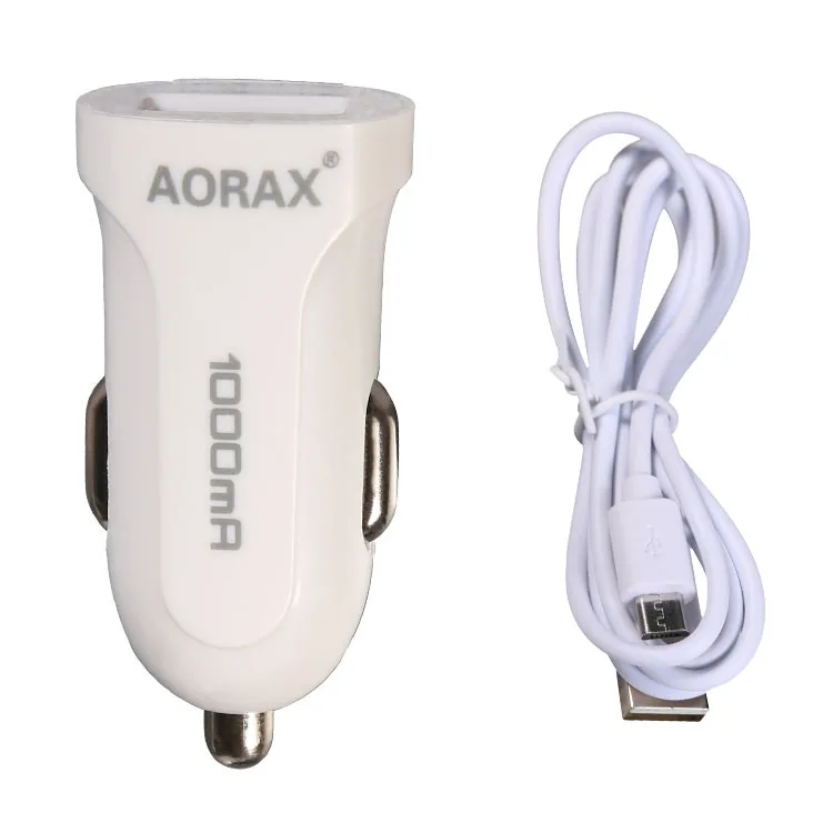 
2019 New Arrival 1Usb Car Charger Power Adapter For Smartphones 