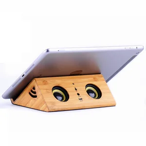 Small Face Wooden Induction Wireless Sensor Speaker