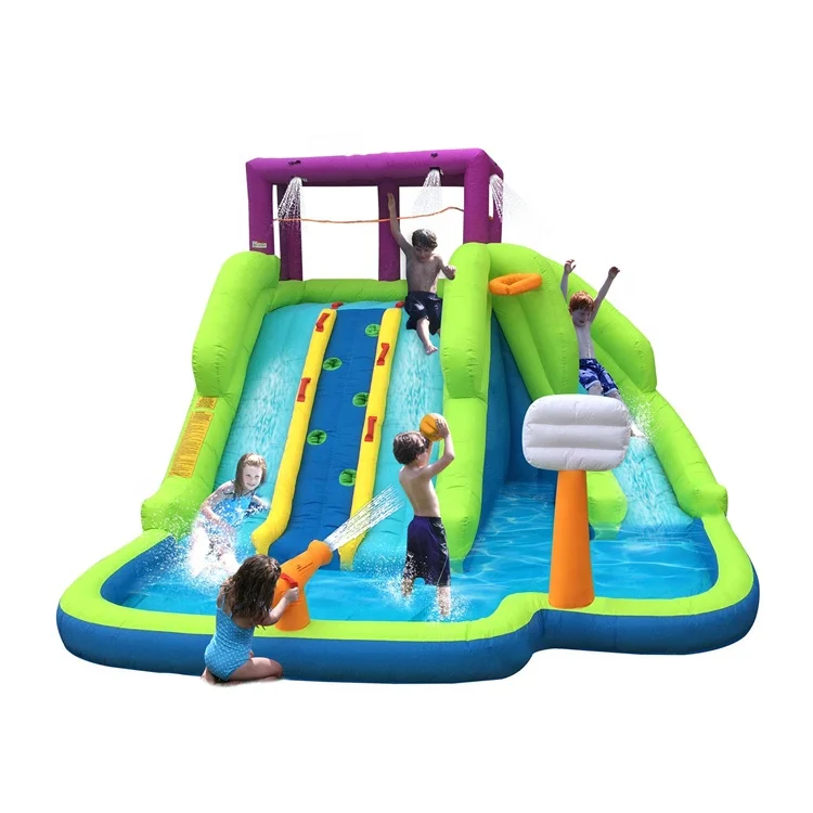 

Inflatable Jumping Trampoline Water Park Games Customized Kids Inflatable Water Park On Hot Sale, Customized colorful