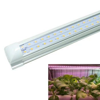 T8 4 Feet Double Line Led Bar Indoor Hydroponic Full Spectrum Led Grow ...