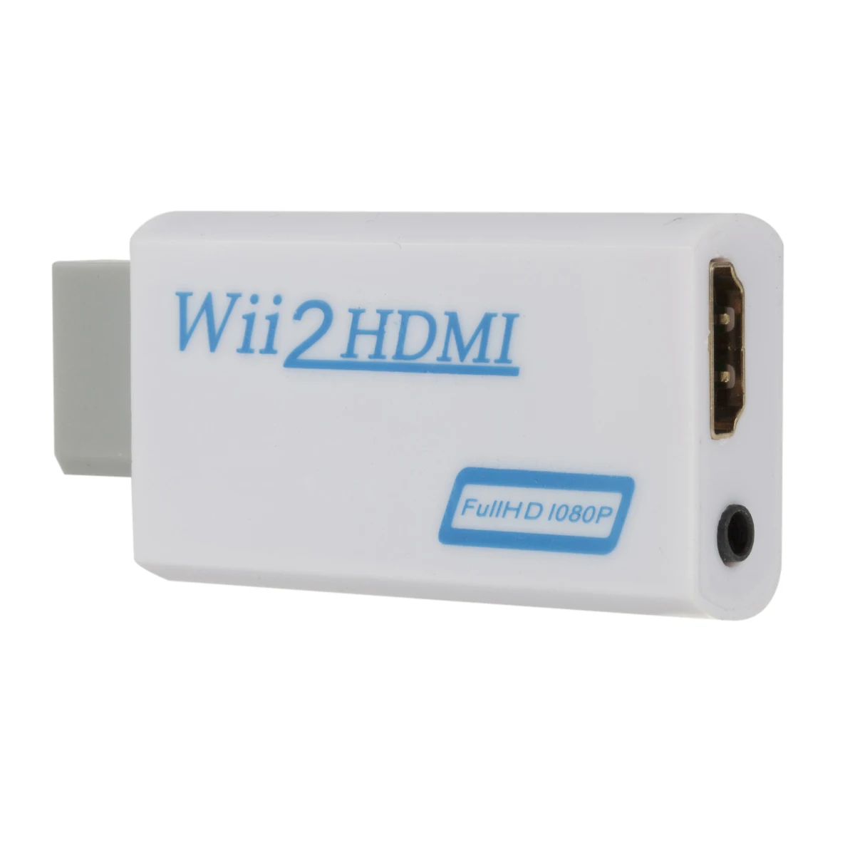 

Wii to HDMI Converter 720P / 1080P Output Video Audio Adapter Supports All WII Display Modes, Black white