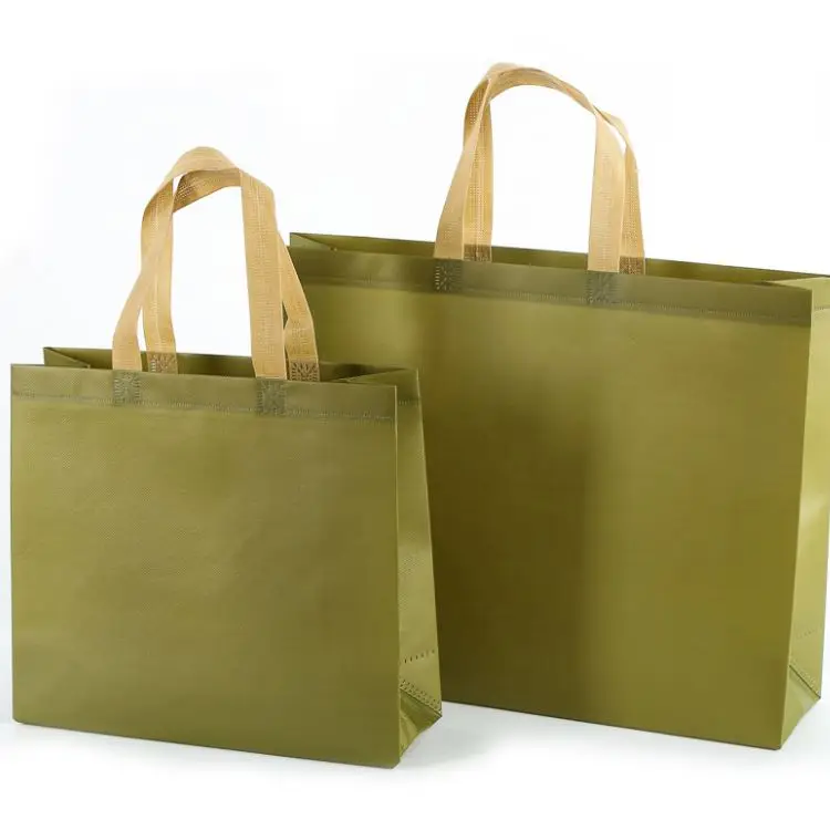 

Custom Fashion Shopper Tote Reusable Recycled Eco Fabric Non woven Shopping Bag