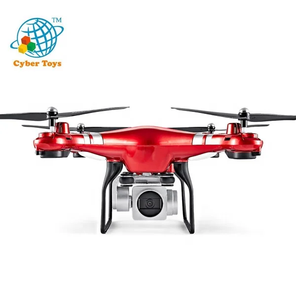 2.4G 1080P FPV wide angle 6 Axis Gyro plastic rc quadcopter video drone with WIFI HD camera