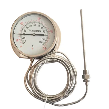 Stainless Steel Capillary Temperature Gauge - Buy Capillary Temperature ...