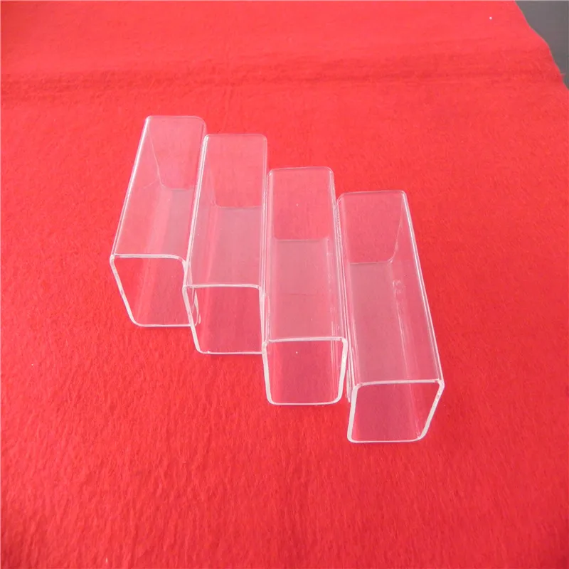 
transparent polish square quartz glass tube  (62045846674)